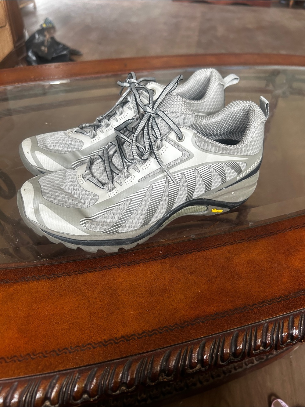 Merrell Women's Silver Gray Trail Sneakers